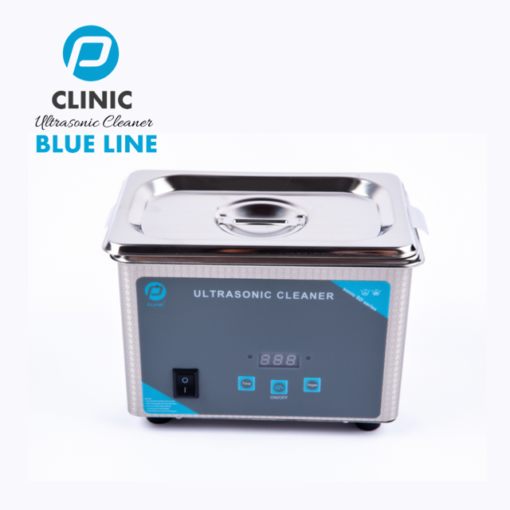 PClinic Blue Line Ultrasoon Reiniger 0.8 LTR gebruiken met de Podisonic , pedicure manicure ontsmetting en reiniging voor alle materialen sint-niklaas