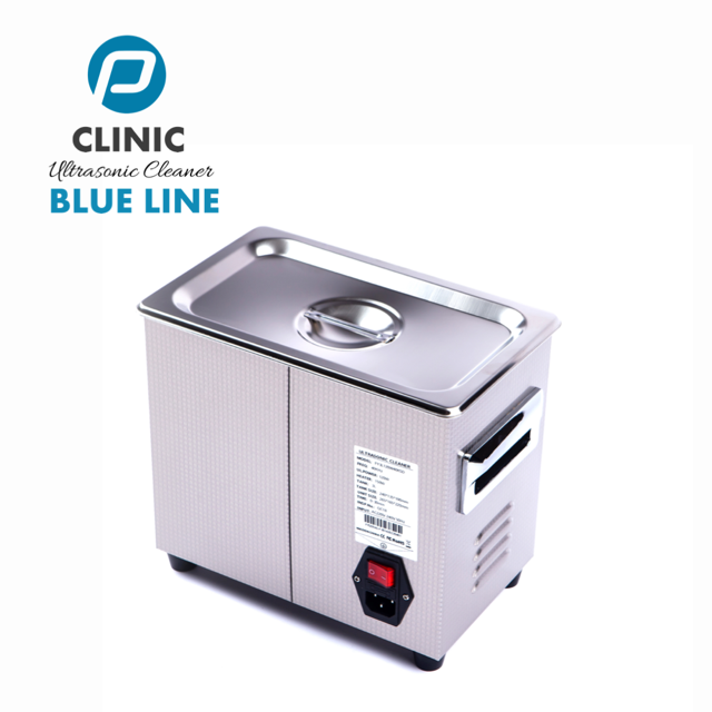 PClinic Blue Line Ultrasoon Reiniger 3L gebruiken met de Podisonic , pedicure manicure ontsmetting en reiniging voor alle materialen Sint-Niklaas