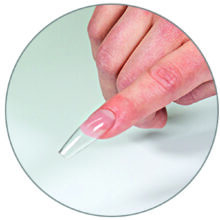 Press On Tip Just Classic Gellak gellaknagels nagelproducten G'lac vloeit mooi uit waardoor vijlen tot een minimum beperkt wordt, gellaknagels.