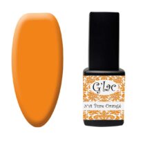Pure Orangé Gellak gellaknagels nagelproduckten G'lac vloeit mooi uit waardoor vijlen tot een minimum beperkt wordt, gellaknagels.