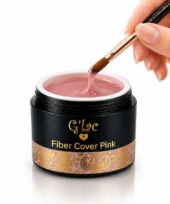 G'Fiber Gel Cover Pink 45gr is een unieke gel vloeit mooi uit waardoor vijlen tot een minimum beperkt wordt, Nagelverleningen.