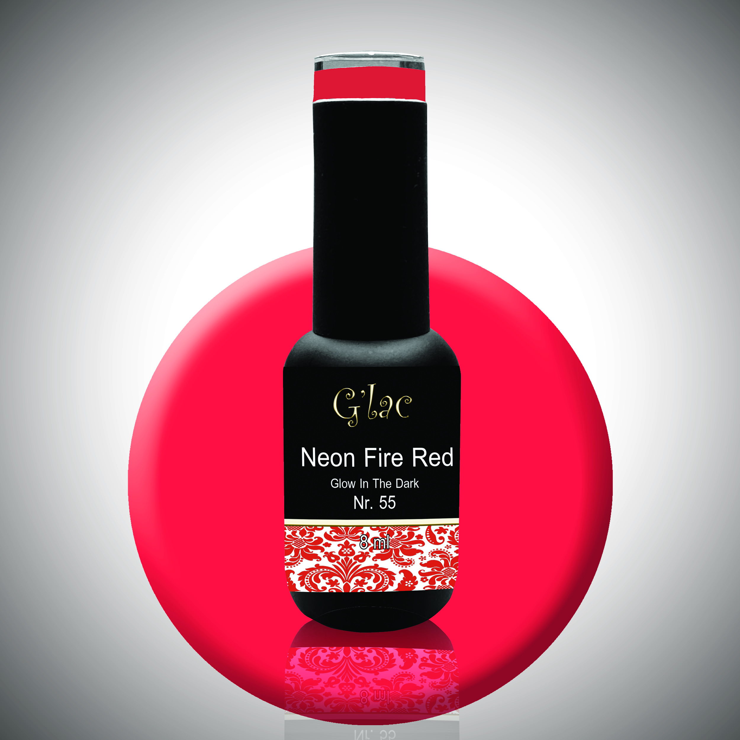 N°55 Neon Fire Red - Image 3